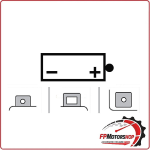 BATTERIA PER MOTO YUASA YB10L-B2 12V 10AH 136X91X147MM CCA120 SUZUKI