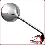 SPECCHIO SPECCHIETTO RETROVISORE SX PER MOTO DUCATI SPORT CLASSIC GT CROMATO