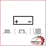 BATTERIA PER MOTO YUASA YT7B-BS SENZA MANUTENZIONE 12V 6,5AH 150X65X93MM