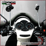 KIT ATTACCHI PARABREZZA PER SCOOTER PIAGGIO CARNABY CRUISER 300 BIONDI