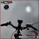 PARABREZZA SCHERMO UNIVERSALE PER BICI BIONDI 8071269 SENZA ATTACCHI