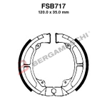 GANASCE FRENO PER MOTO FSB717 KAWASAKI KLR 250 84>00 KDX 200 83>85 KL 80>84