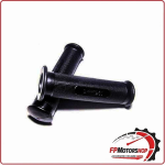 COPPIA MANOPOLE MANUBRIO PER MOTO MV AGUSTA DIAM. 22-24mm NERO ARIETE 00639/40-N