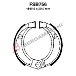 GANASCE FRENO PER MOTO FSB756 HONDA CR 80 R 86>91 KAWASAKI QUAD KSF 50/90 07>10