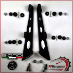 KIT ATTACCHI PARABREZZA PER SCOOTER KYMCO PEOPLE S 125/150 18> BIONDI 8500482