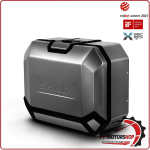 BORSA LATERALE PORTAPACCHI PER MOTO SHAD TR36 ARGENTO SX LINEA TERRA D0TR36100L