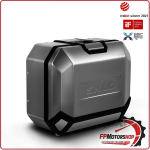 BORSA LATERALE PORTAPACCHI PER MOTO SHAD TR36 ARGENTO DX LINEA TERRA D0TR36100R