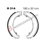 GANASCE FRENO PER MOTO HONDA CB 250/350 EBC H314 MESCOLA ORGANICA