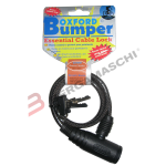 CAVO ANTIFURTO CON LUCCHETTO PER CASCO MOTO NERO 60CM X 6MM OXFORD OF02