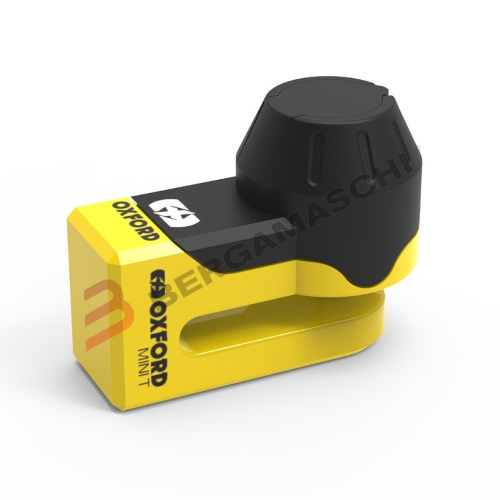 ANTIFURTO BLOCCADISCO MINI T PERNO 5,5mm GIALLO PER MOTO SCOOTER OXFORD LK291