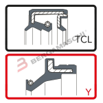 KIT GUARNIZIONI PARAOLI E PARAPOLVERE ARIETE ARI077 PER APRILIA MALAGUTI F12 F15
