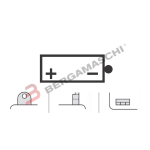 BATTERIA AVVIAMENTO OKYAMI OB9-B YB9-B 12 V 9 Ah 135X75X139MM PER MOTO SCOOTER