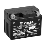 BATTERIA AVVIAMENTO PER MOTO SCOOTER YUASA YTX4L-BS 12 V 3 Ah GILERA HONDA KYMCO