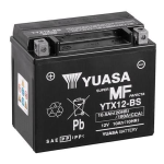 BATTERIA AVVIAMENTO PER MOTO SCOOTER YUASA YTX12- BS 12 V 10 Ah  HONDA PIAGGIO