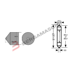 SCATOLA 10PZ LAMPADE LAMPADINE SILURO 6V 3W 8X31 SV7-8 31mm PER MOTO SCOOTER