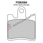 PASTIGLIE FRENO FERODO FDB2085SM 4PZ MESCOLA SINTERIZZATA PER SUZUKI BURGMAN