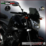 CUPOLINO PARABREZZA MOTO PER YAMAHA FZ1 1000 NERO FUME' BIONDI 8010236 2006-2015