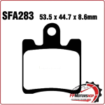 PASTIGLIE FRENO PER SUZUKI BURGMAN 250/400 ANTERIORI EBC SFA283/4 ORGANICA