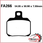 PASTIGLIE FRENO PER MOTO DUCATI PIAGGIO X9 YAMAHA MAJESTY EBC SFA266 ORGANICA