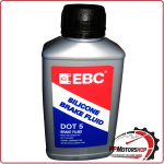 OLIO LIQUIDO FRENI AL SILICONE 250CC EBC BF005 DOT 5 250 ML PER MOTO