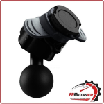 90555 TITAN BALL HEAD CONNETTORE DUO LOCK CON SFERA DA 25 MM MANUBRIO MOTO