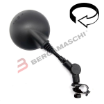 SPECCHIO SPECCHIETTO RETROVISORE DX SX PER MOTO MOTARD TONDO PIEGHEVOLE