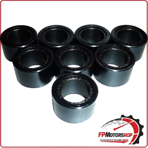 KIT 8 RULLI MASSETTE VARIATORE 25X15 PER SCOOTER YAMAHA 400 MAJESTY BANDO