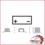 BATTERIA PER MOTO 12V OKYAMI OT14B-BS YT14B-BS YAMAHA FZS FAZER 1000