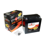 BATTERIA AGM GEL OKYAMI OB9-BR SIGILLATA YB9-B 12V 9 Ah PER MOTO SCOOTER