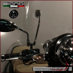 KIT ATTACCHI PARABREZZA SCOOTER PER PIAGGIO BEVERLY CRUISER 250/500 BIONDI