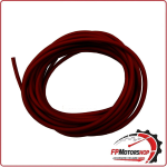 MATASSA 10 METRI CAVO CANDELA D7 7mm ROSSO UNIVERSALE PER MOTO E SCOOTER