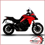 ATTACCO BORSE LATERALI BAGAGLIO MOTO RIGIDE PER DUCATI MULTISTRADA 1260 18>21