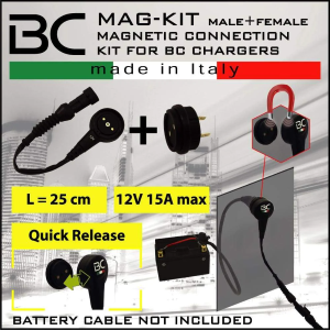 BC-MAG KIT M+F CONNETTORE MAGNETICO (15A)
