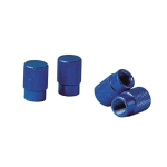 Sport-Cap, set 4 tappi coprivalvola - Blu