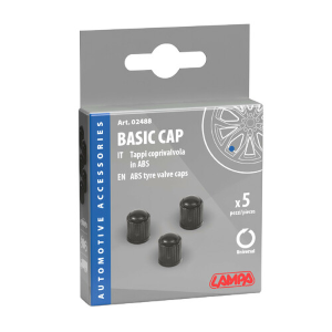 Tappi coprivalvola in Abs, set 5 pz