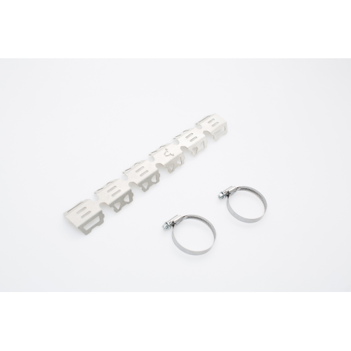 Protezione per il collettore Per collettore Ø 32-50 mm. In acciaio inox. Argen.