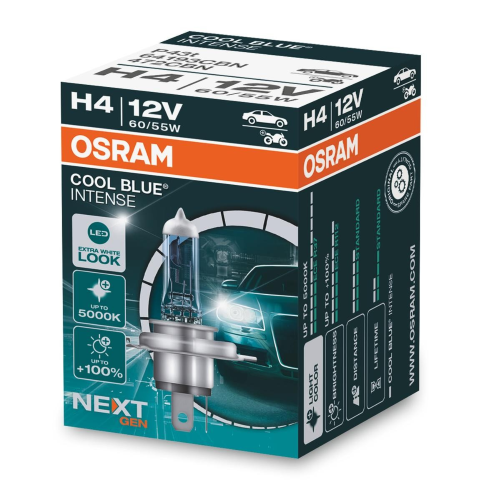 E03641935 - LAMPADA OSRAM H4 12V 60/55W P43T COOL BLUE INTENSE
