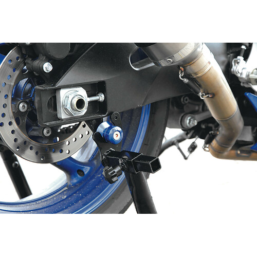 Cavalletto posteriore con cursori a forcella