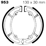 GANASCE FRENO PER MOTO CAGIVA ELEFANT 125 87 POSTERIORE EBC 953 RE
