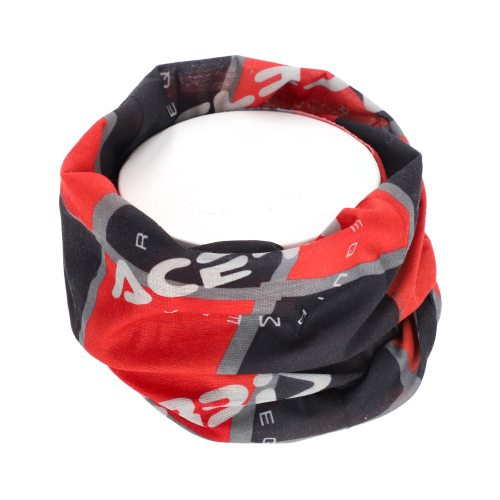 NECKWARMER REG ROSSO/NERO