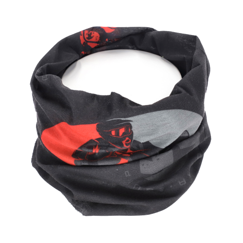 NECKWARMER REG ROSSO/GRIGIO