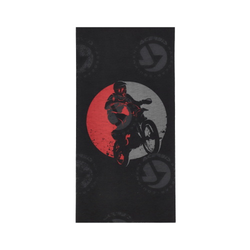 NECKWARMER REG ROSSO/GRIGIO