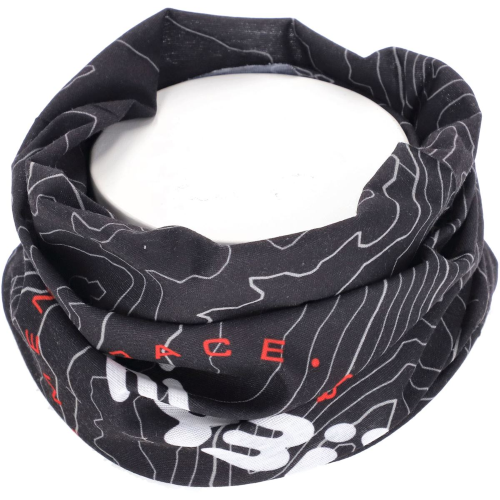 NECKWARMER REG NERO/ROSSO