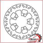 DISCO FRENO MOTO PER FMD0077R FERODO MOTO GUZZI 1000 QUOTA 92>97
