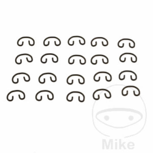 CLIPS PER SPINOTTO JMP 12 MM 20 PEZZI