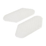 Grip-Tank X1, coppia protezioni adesive per serbatoio - Trasparente  