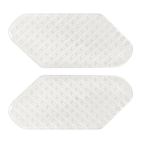 Grip-Tank X1, coppia protezioni adesive per serbatoio - Trasparente  