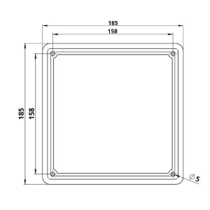 Cornice targa in acciaio inox