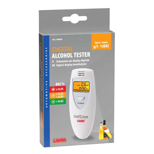 Digital, etilometro con display digitale