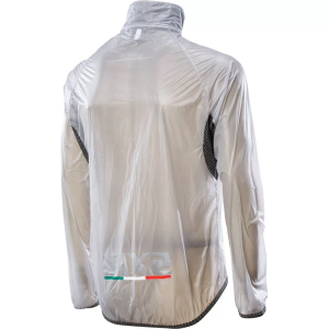 MANTELLINA IMPERMEABILE TRASPARENT/BLACK - S